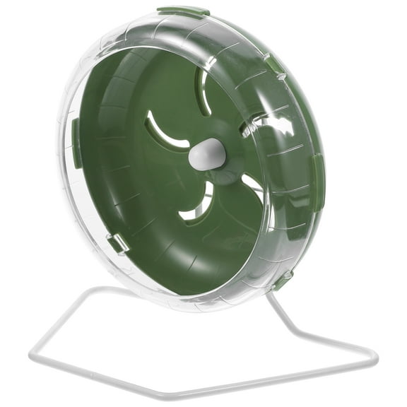 Easy Operation Large Exercise Wheel for Hamster Hedgehog Chinchilla Guinea Pig with Stand 1 Set