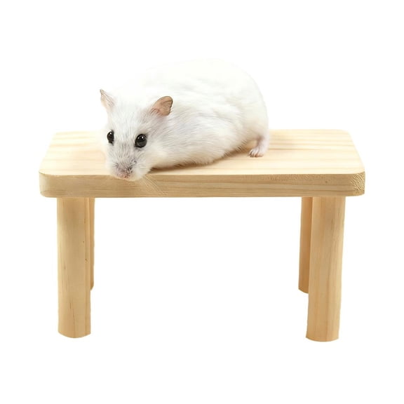 Hamster Scenery Platform Wooden Platform Small Pet Playing Stand Hamster Climbing Cage Platforms Accessories Toy Playground hamster toys hamster platform house table wooden cage hamster cage