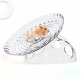 thumbnail image 1 of Hamster Silent Exercise Wheel, Multifunctional Cage Accessory With Hiding House, Anti-Slip & Transparent Design, Suitable For Hamsters, Gerbils, Mice & Small Animals, 1 of 7