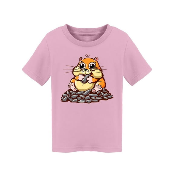 Hamster Sitting On A Seed Pile T-Shirt Toddler -Image by Shutterstock,  3 Toddler