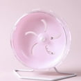 thumbnail image 1 of Hamster Sport Running Wheel Rat Small Rodent Mice Silent Jogging Hamster Gerbil Exercise Play Toys Brackets Accessories (Pink with Rack,17.5cm), 1 of 6