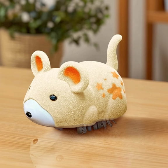 Hamster Teaser That Escapes, Cats Catching Mouse Game, Interactive Cat Toy, Quirky Pet Interactive Tools, Hurry Up and Give It to Your House Pet (1 PCS,Yellow)