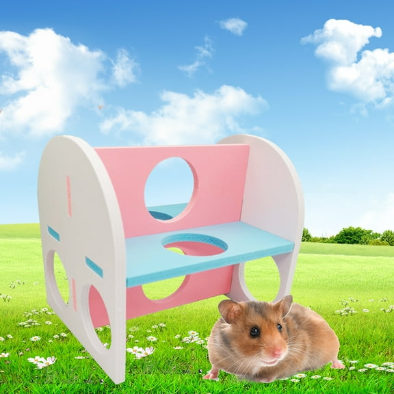 Hamster Toy DIY Installation Exercise Training Double Layers Hamster Golden Bear Rat Climbing Toy Pet Toy