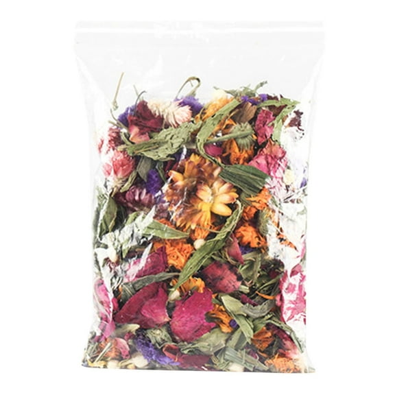 Hamster Toys Natural Dried Flower Bedding For Gerbils Rabbits Odor Control Cage Accessory For Small Animals Chew Toy Enhancing Your Pet's Habitat