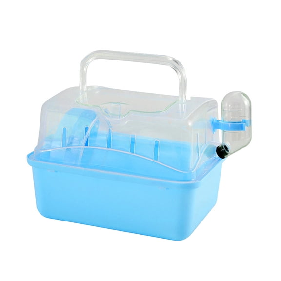 Hamster Travel Cage Portable Plastic Clear Bird for Carrier for Sugar Glider Fer