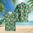 thumbnail image 1 of Hamster Tropical Hawaiian Shirt for Men, Button Down Summer Beach Short Sleeve, Hamster Lover Gifts, Tropical Style, S-5XL, 1 of 4