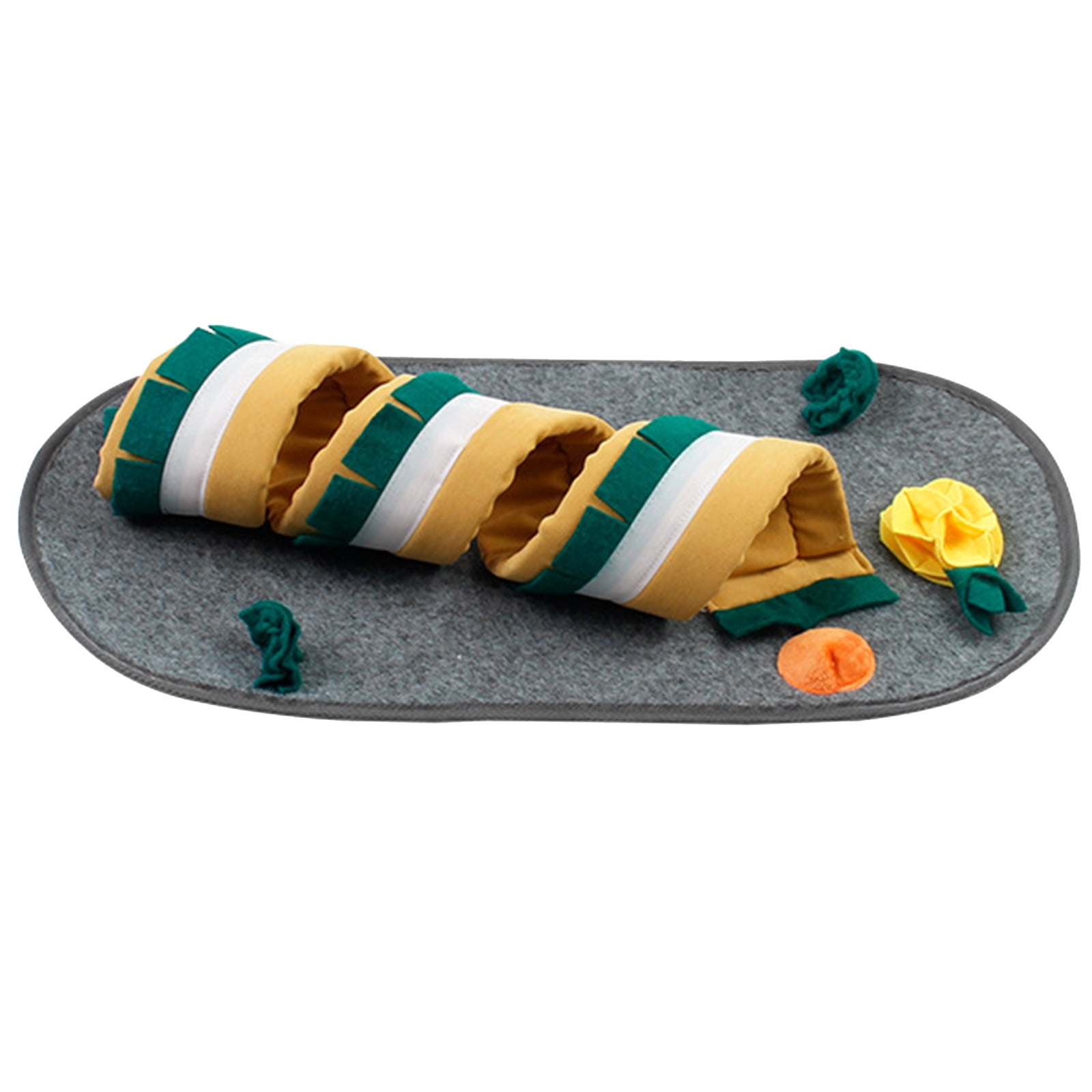 Hamster Tunnels Hideout Snuffle Foraging Mat for Guinea Pig Ferret