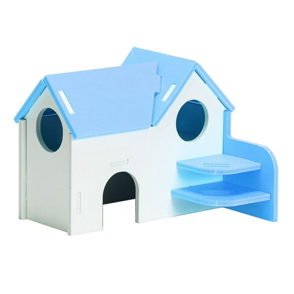 Hamster Villa DIY Installation Ventilated Design Playing Toy Hamster Chinchilla House Villa Small Animal Supplies