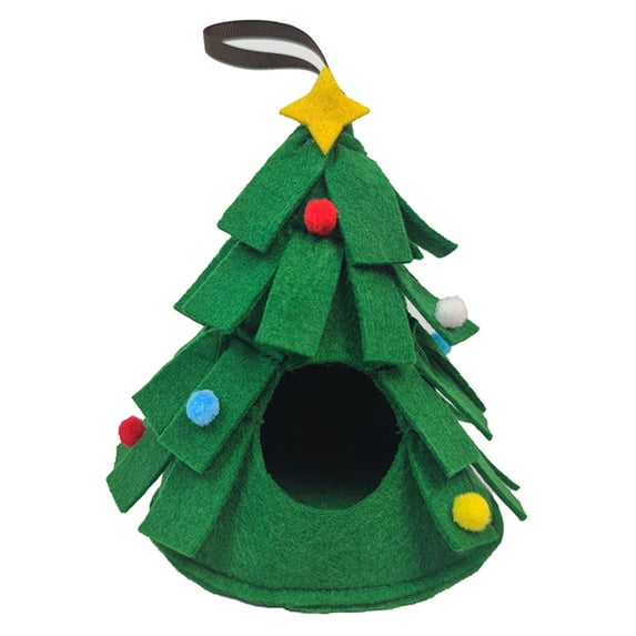 Hamster Warm Bed House Winter Cage Nest Christmas Gift for Sugar Squirrel Easy to