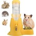 thumbnail image 1 of Hamster Water Bottle, [4.2 oz-3 in 1] Guinea Pig Water Bottle No Drip, 125ml Small Animal Auto Dispenser with Food Container Base, for Hamster Bunny Chinchilla Squirrel, Small Pets, 1 of 7