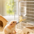 thumbnail image 1 of Hamster Water Bottle No Drip Double Ball 120ml Hanging for Small Pets, 1 of 7