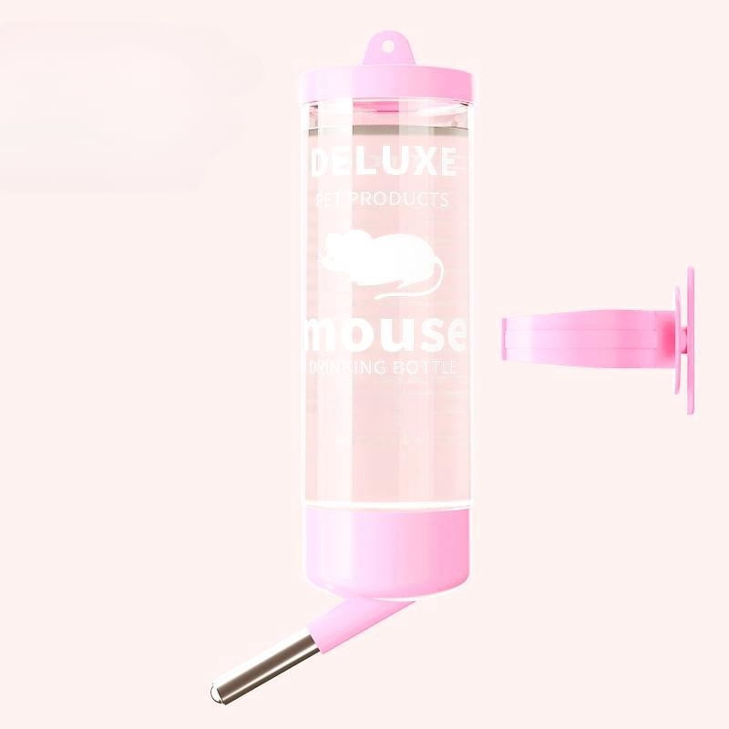 Hamster Water Bottle Small Animal Water Bottle with Food Container Base ...