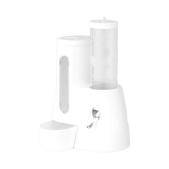 Hamster Water,Rodent Water Bottle,Automatic Water Dispencer For Small Animals,Hamster Water Dispenser Automatic Feeder Bottle,No Drip Design,125ml Storage Capacity Leakproof Cage Accessory (White)