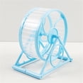 thumbnail image 1 of Hamster Wheel,Hamster Exercise Wheel Silent Treadmill Running Cage with Bracket Suitable for Hamsters Golden Bears Gerbils,Blue, 1 of 7
