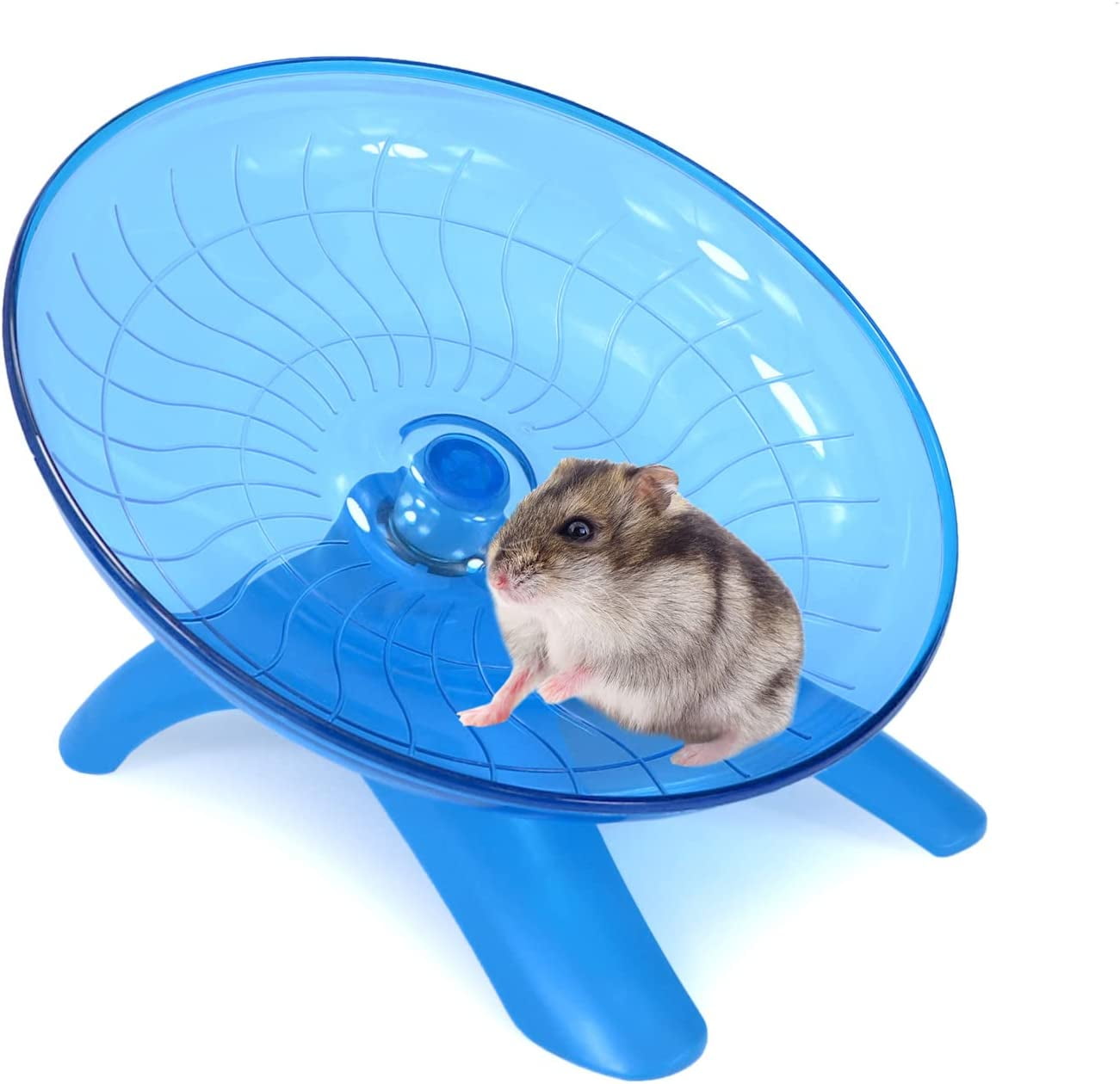 Hamster Wheel Hamster Flying Saucer Silent Exercise Wheel Running Wheel for Dwarf Hamsters