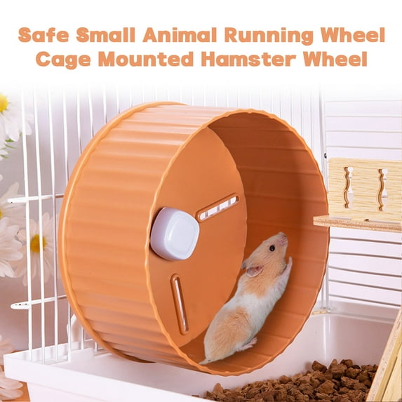 Hamster Wheel Silent Hamster Running Wheel Easy to Install Small Animal Exercise Wheel Cage Accessories