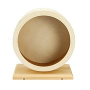 Hamster Wheel Toy Wooden Hedgehog Running Wheel Mute Design Small Pet Running Toy