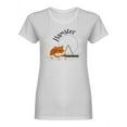 thumbnail image 1 of Hamster With A Wheel Shaped T-Shirt Women -Image by Shutterstock, Female x-Large, 1 of 2