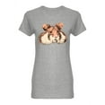 thumbnail image 1 of Hamster With Big Cheeks Shaped T-Shirt Women -Image by Shutterstock, Female XX-Large, 1 of 2