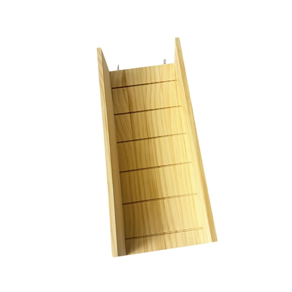 Hamster Wooden Ladder Chews Small Pet Hut Exercise Equipment Sturdy Wood for Gerbil Degu Ferret Cage Use