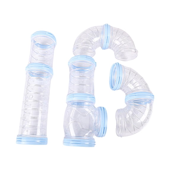 Hamster and Track Tunnel Toy Assemble Tube Habitat Tunnel for Small Pet Sleep Cage External Toy