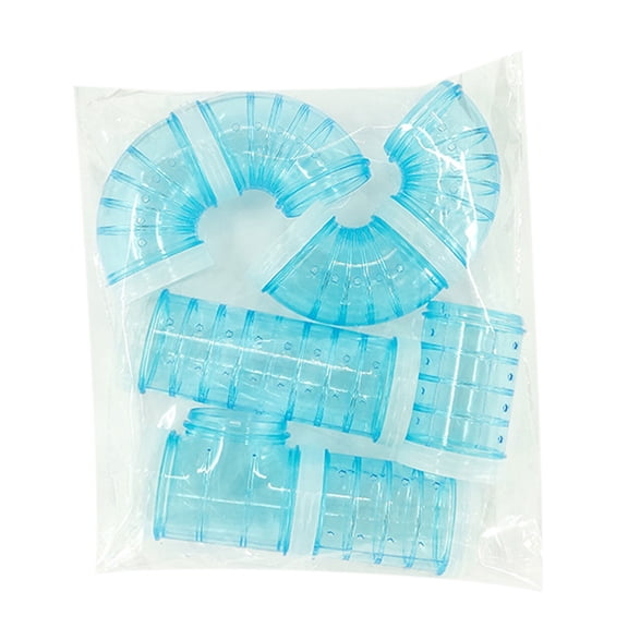 Hamsters Fun Tunnels Guinea-Pigs Plastic Tube Connection Pipes Exercising Training Hideouts Tunnel Small Toy