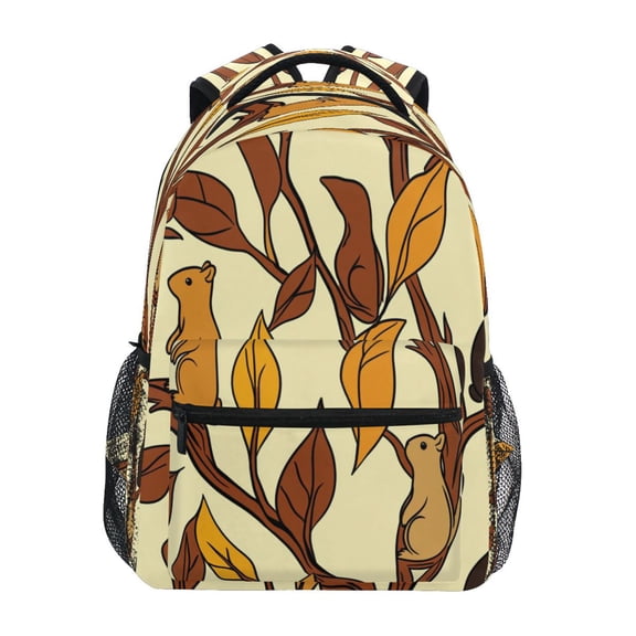 Hamsters Pattern Stylish Large Backpack 15L Self-Standing Durable Twill for School, Office and Travel Use