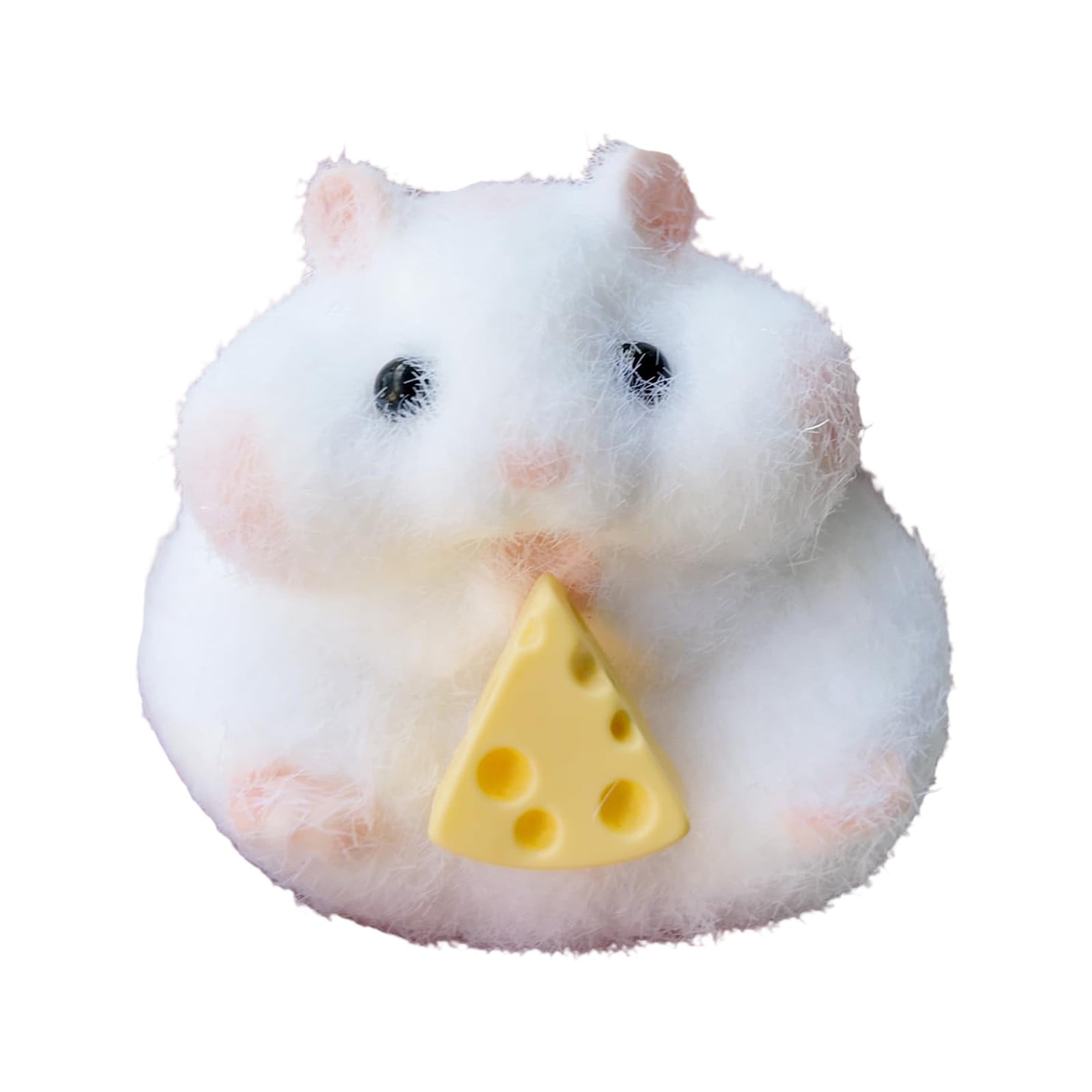 KEWUF 2er-Set Squishy Hamster - Süße Weiche Knetfiguren Für Stressabbau Bei Kindern & Erwachsenen