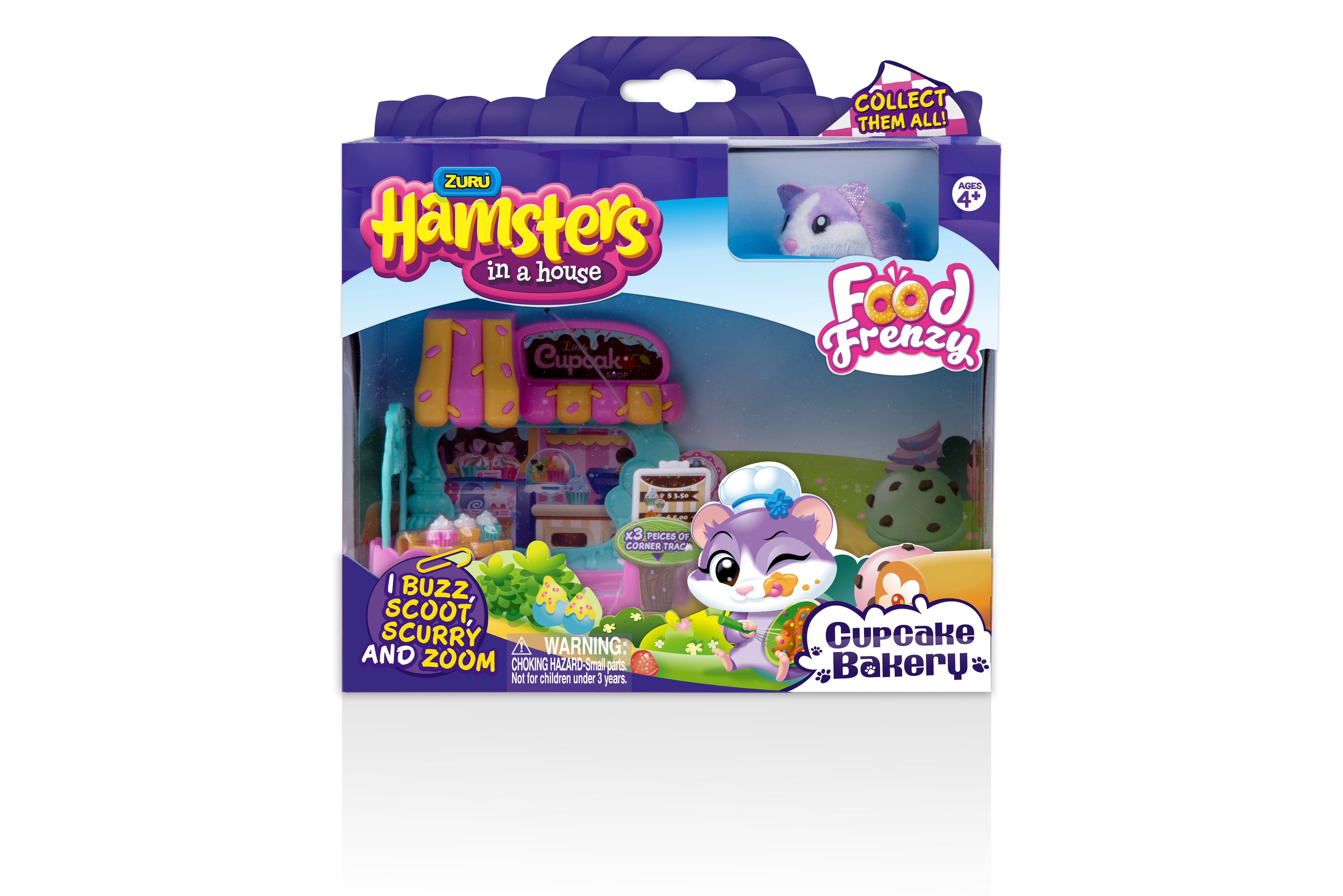 Hamsters in the House Mini Figurines Set 15 Figurines Major Brick Brands Compatible Plastic Pink Walmart