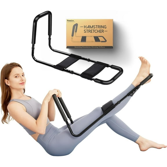 Hamstring Stretcher - Adjustable Low Back Stretcher Calf Stretching Equipment for Knee Pain Relief, Deep Muscle Stretch, MCL Surgery Recovery & Flexibility Training Machine