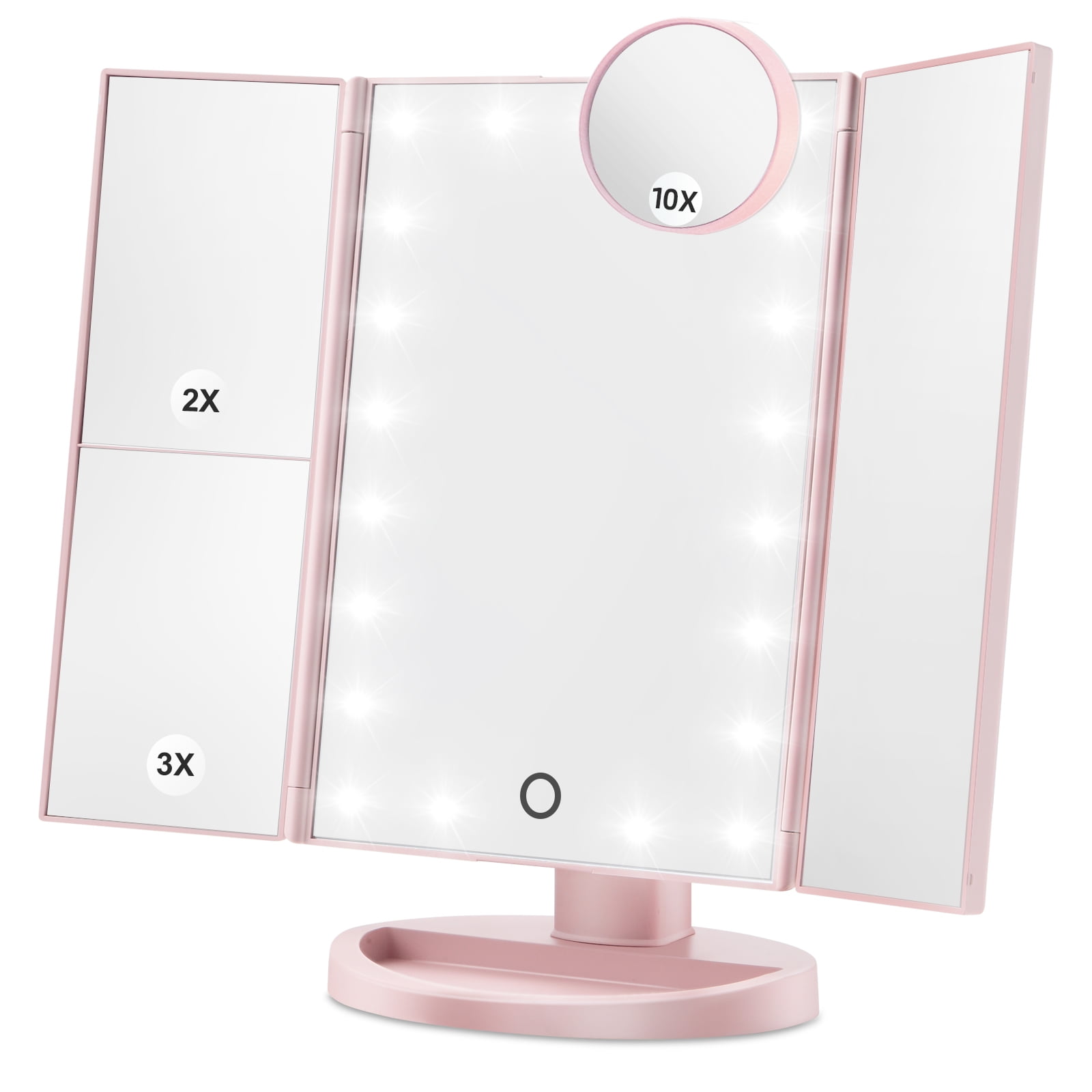 Hamswan Makeup Mirror Vanity Mirror with Lights, 2X 3X 10X