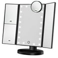 Hamswan Trifold Makeup Mirror, Lighted Makeup Mirror with 21 LED