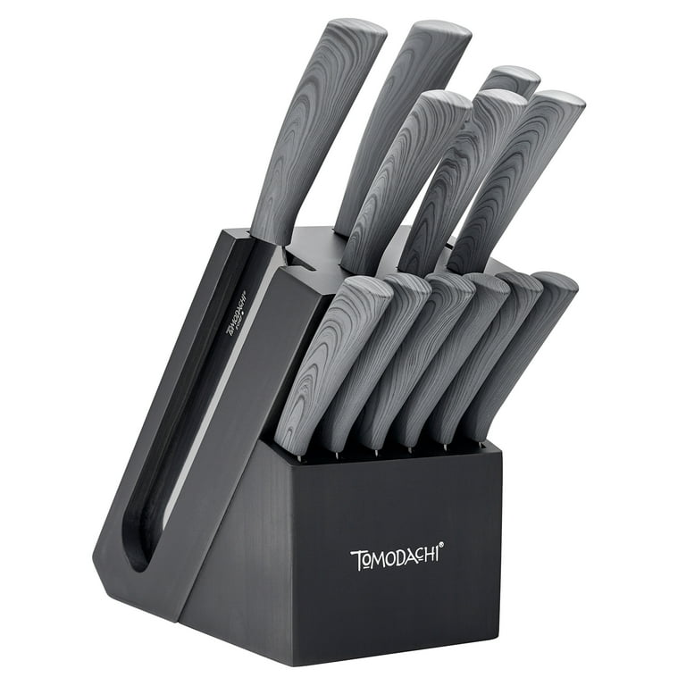Hamtom Forge Tomodachi™ Raintree Ash Titanium Coated Cutlery Block