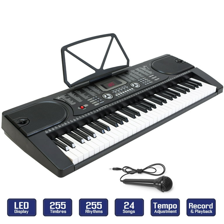 Hamzer 61-Key Compact Electric Piano Keyboard for Adults
