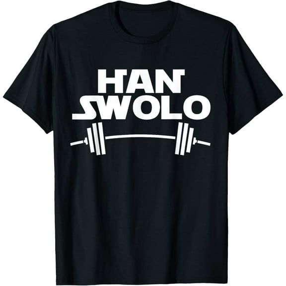 Han Swolo Gym Weightlifting Funny T-shirt T-Shirt