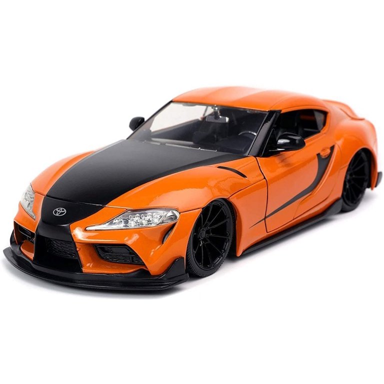 JADA TOYS: JADA TOYS JADA32097 TOYOTA SUPRA 2020 FAST & FURIOUS  ORANGE/BLACK 1:24 Modellino - Vendiloshop