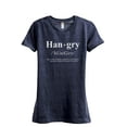 thumbnail image 1 of HanGry Women's Fashion Relaxed T-Shirt Tee Heather Navy X-Large, 1 of 3