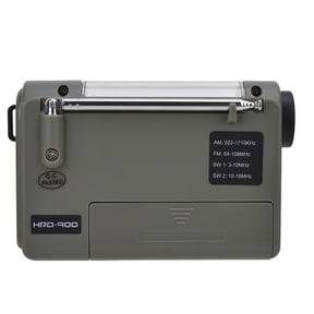 HanRongDa Radio set,SW Radio Solar Battery SOS Alarm AM SW Portable AM 2000mAh Battery SOS Solar Powered Hand Crank LED 2000mAh Powered Hand Crank Outdoor Radio Hand Crank LED HUIOP PAPAPI