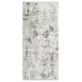 thumbnail image 1 of Hana Grey Abstract Polyester Area Rugs for Living Room Jacquard Textured Modern Rugs Soft Geometric Rug for Bedroom Washable Rug Non-Slip Bohemian Carpet Perfect for Dining Room Office Beige, 1 of 4