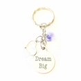 thumbnail image 1 of Hanalea Island Jewelry Co. Dream Big Silver Charm Keychain Accessories with a Message of Confidence, Courage, and Inspiration, 1 of 4