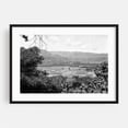 thumbnail image 1 of Hanalei, Kaua'i - Hanalei Hawaii Photography Black and White Landscape Nature Mountain Rural Scenic Farm Black Framed Wall Art Print 5 x 7 inches, 1 of 4