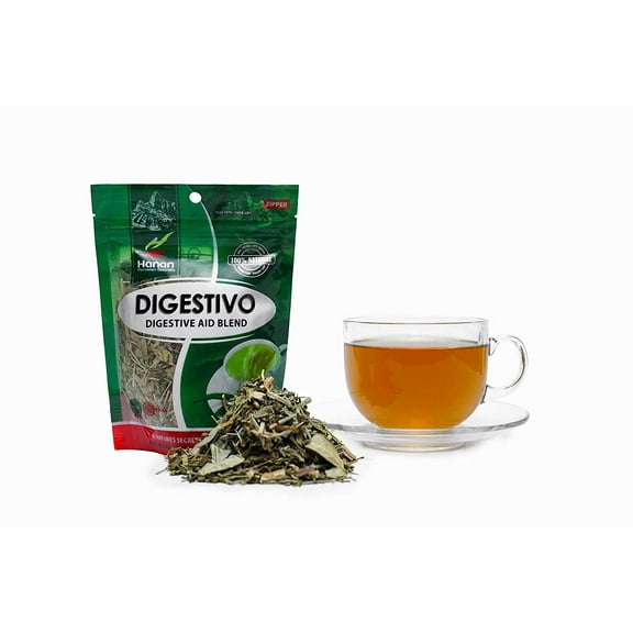 Hanan Peruvian Secrets Digestivo Herbal Tea | 100% Natural Digestive Aid Blend | 1.76oz / 50g | Naturally Cleanse the Digestive Tract, Relieve Occasional Stomach Discomfort- 1 Pack