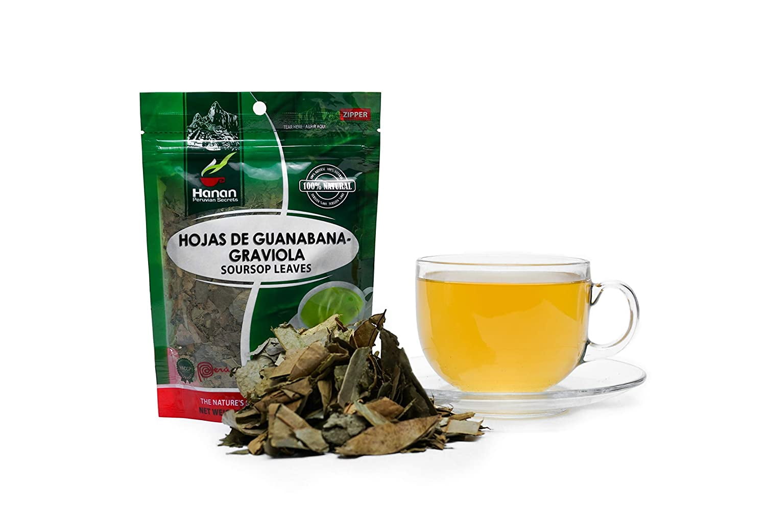 Hanan Peruvian Secrets Hojas De Guanabana-Graviola Herbal Tea | 100% ...