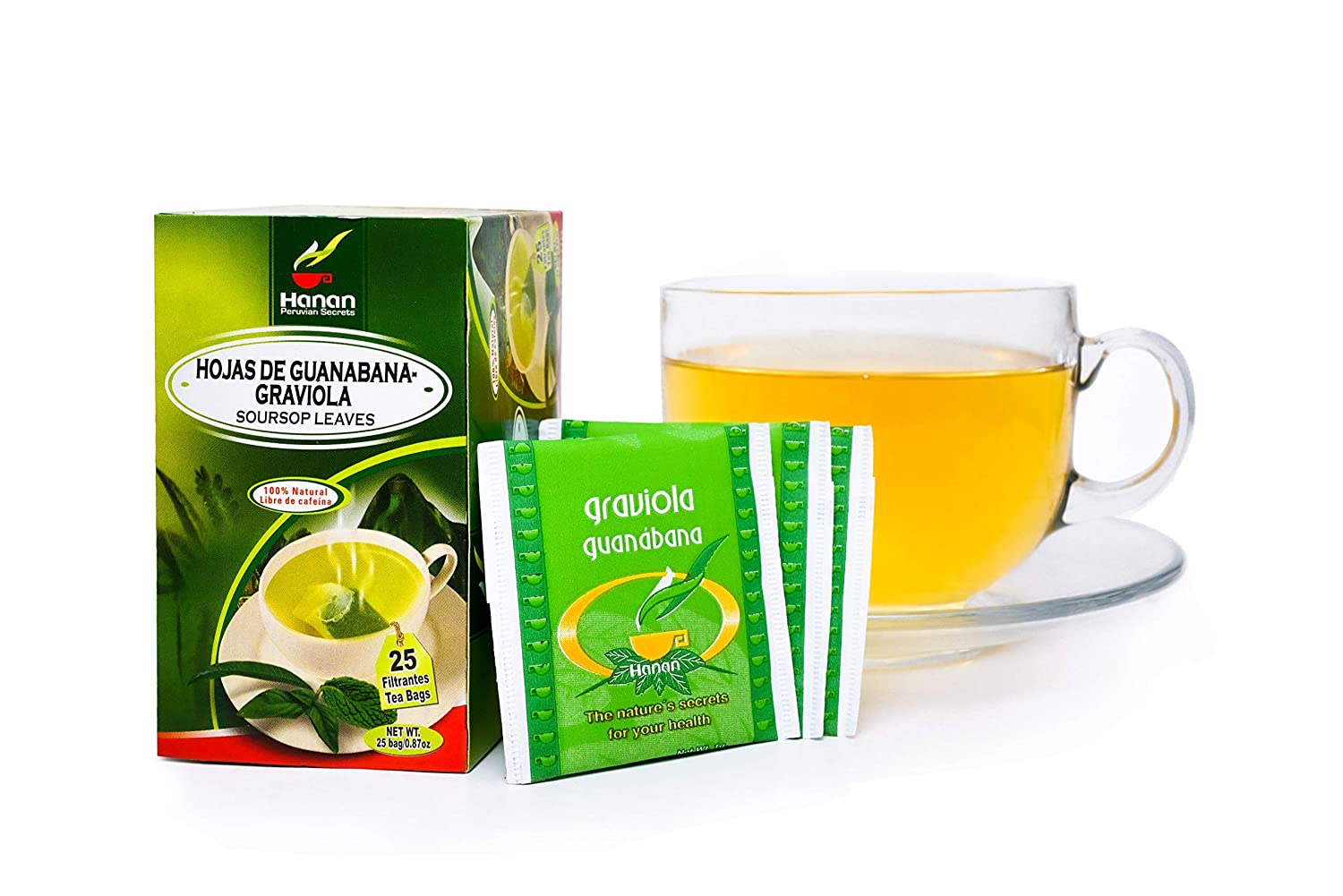 Hanan Herbal Tea | Soursop Leaf Supplement | Supports Liver & Immune ...