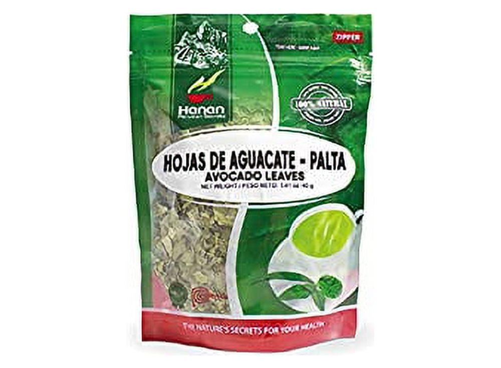 Hanan Peruvian Secrets Hojas de Aguacate| 100% Natural Avocado Leaves | 0.85oz / 24g |Naturally Acts as an Anti-Inflammatory and Diuretic |Promotes Healthy Blood Glucose Level (1 Pack)