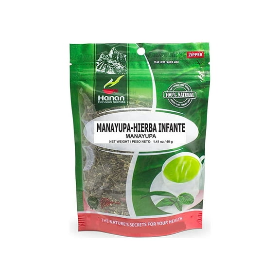 Hanan Peruvian Secrets Manayupa| 100% Natural Desmodium Molliculum | 1.41oz / 40g | Natural Cleanser & Detoxifier Aid|Promotes Healthy Liver Function (Single Pack)