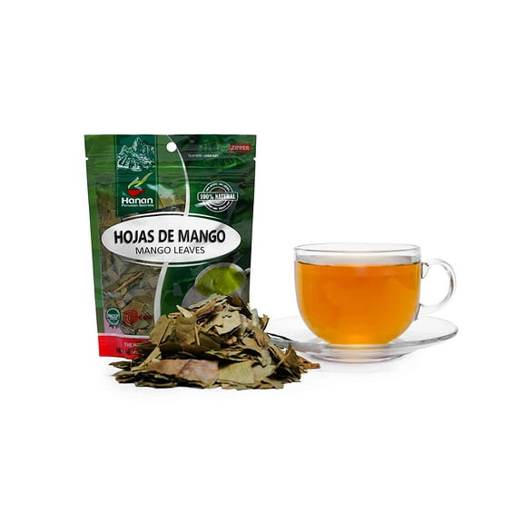 Hanan Peruvian Secrets Mango Herbal Tea | 100% Natural Mango Leaves | 1.41oz / 40g | Naturally Aids in Alleviating Respiratory Discomfort, Occasional Tension, and Stomach Discomfort- 1 Pack