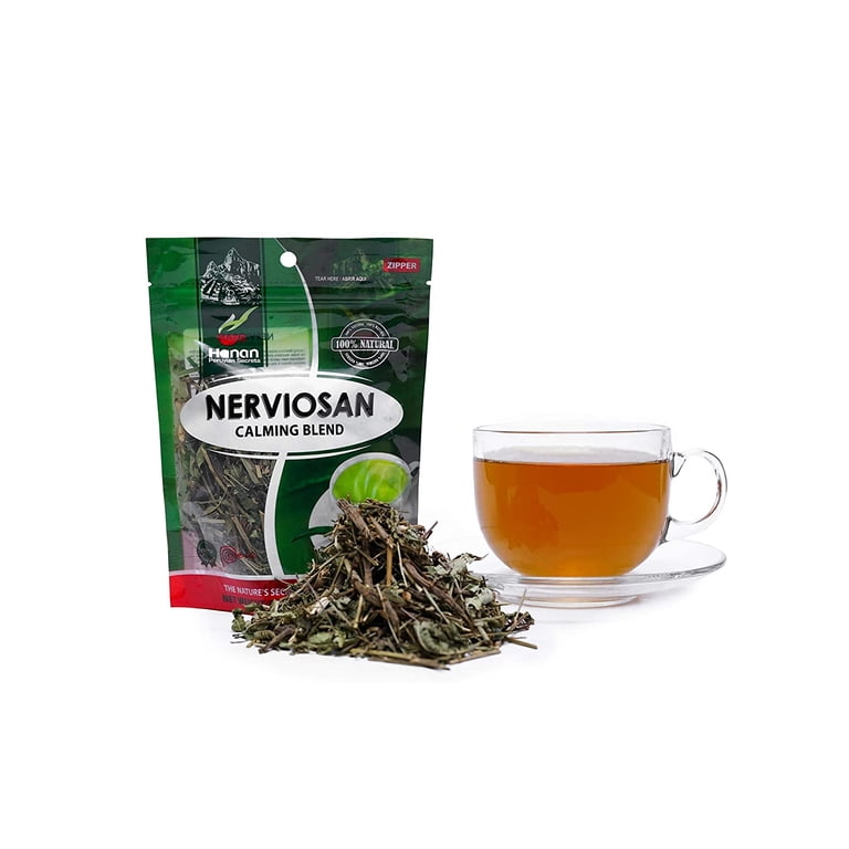 Hanan Peruvian Secrets Hierba Luisa Lemon Grass Tea - 100% Natural, 1.41oz, Aids Relaxation & Digestion