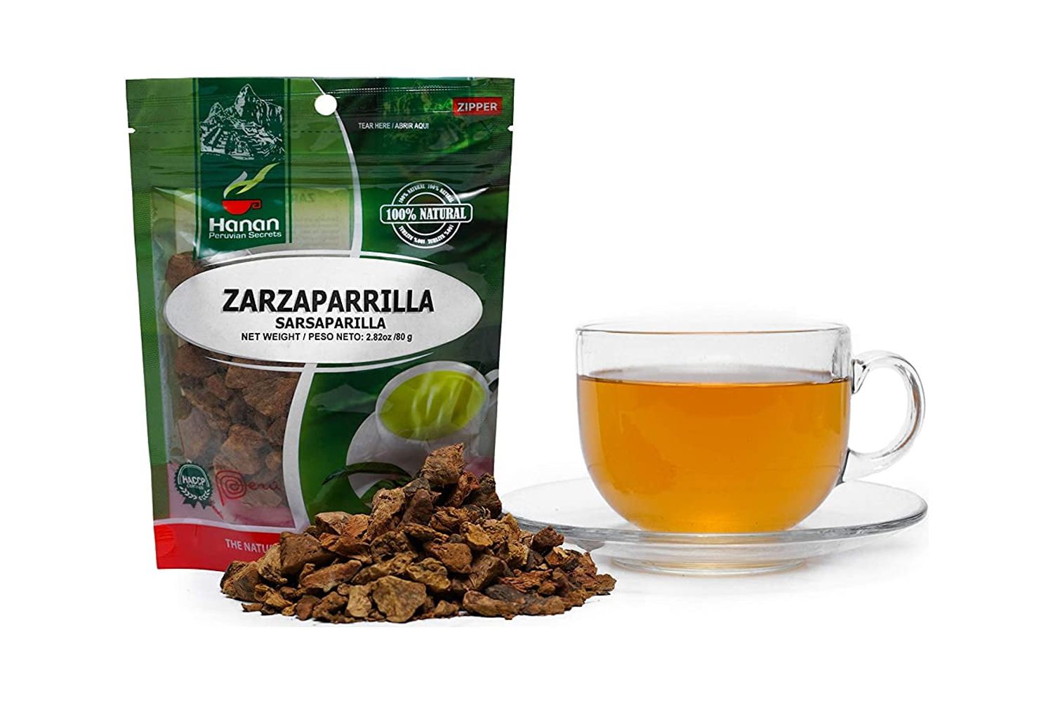 Hanan Peruvian Secrets Zarzaparrilla Herbal Tea, Sarsaparilla Root, 2 ...