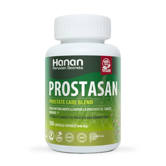 Hanan Prostasan Prostate Care Blend | 100 Capsules | Naturally Aids in Cleansing The Prostate and Urinary Tract